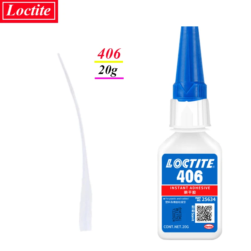 

20g Loctite 406 Super Glue Instant Adhesive Universal Type Sticky Plastic Rubber Quick-drying Glue