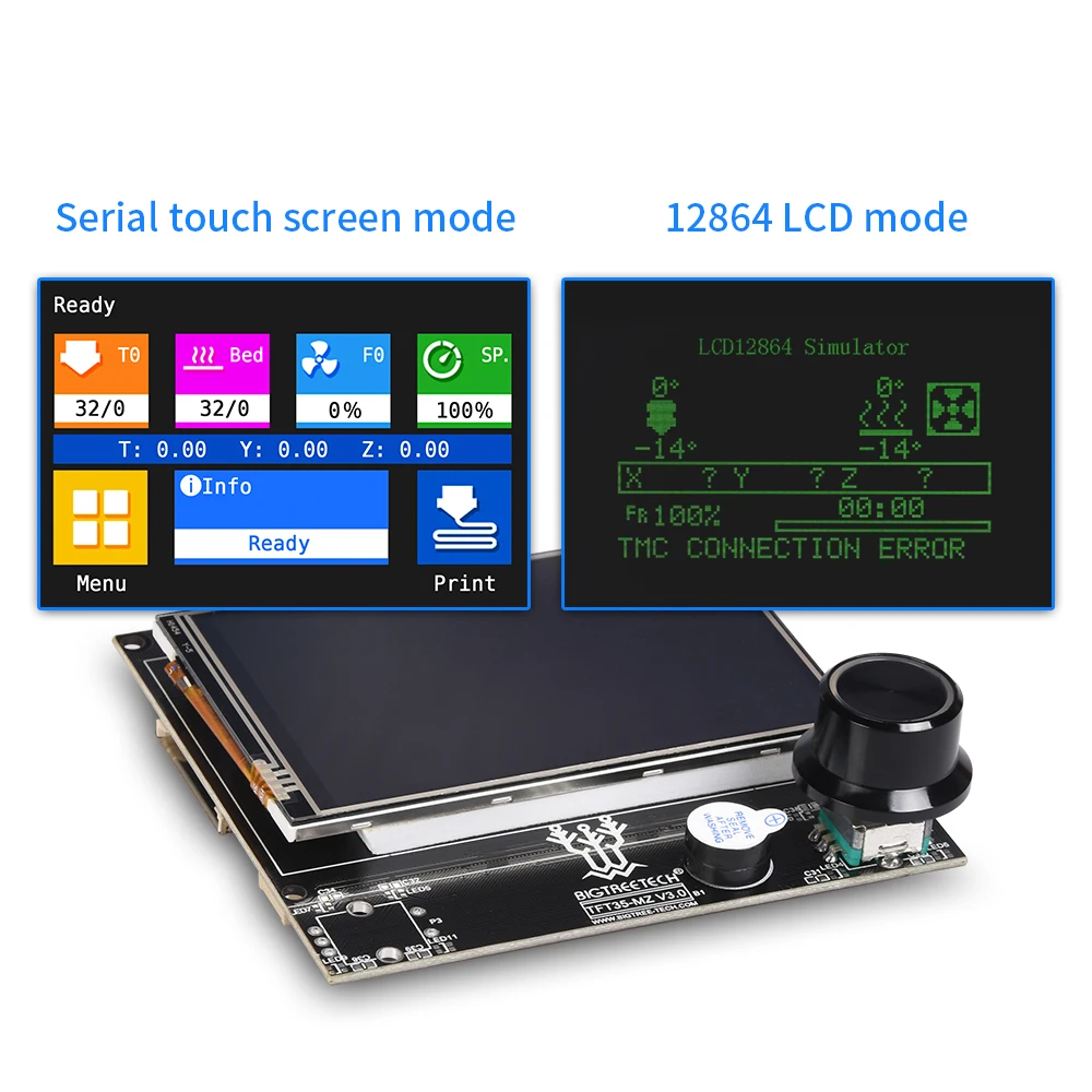 bigtreetech skr mini mz v1 0 32bit tft35 mz v3 0 touch screen upgrade kit for anycubic mega zero 3d printer parts mini e3 board free global shipping