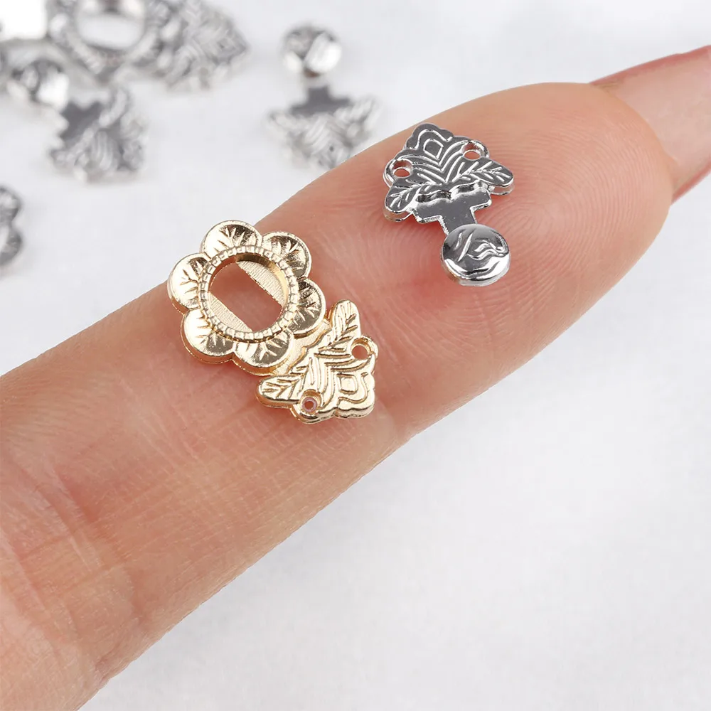 

10 Sets Newest Ultra-small Tri-glide Belt Buckle 18mm Doll Bags Buckles DIY Doll Buttons Shoes Sewing Accessories