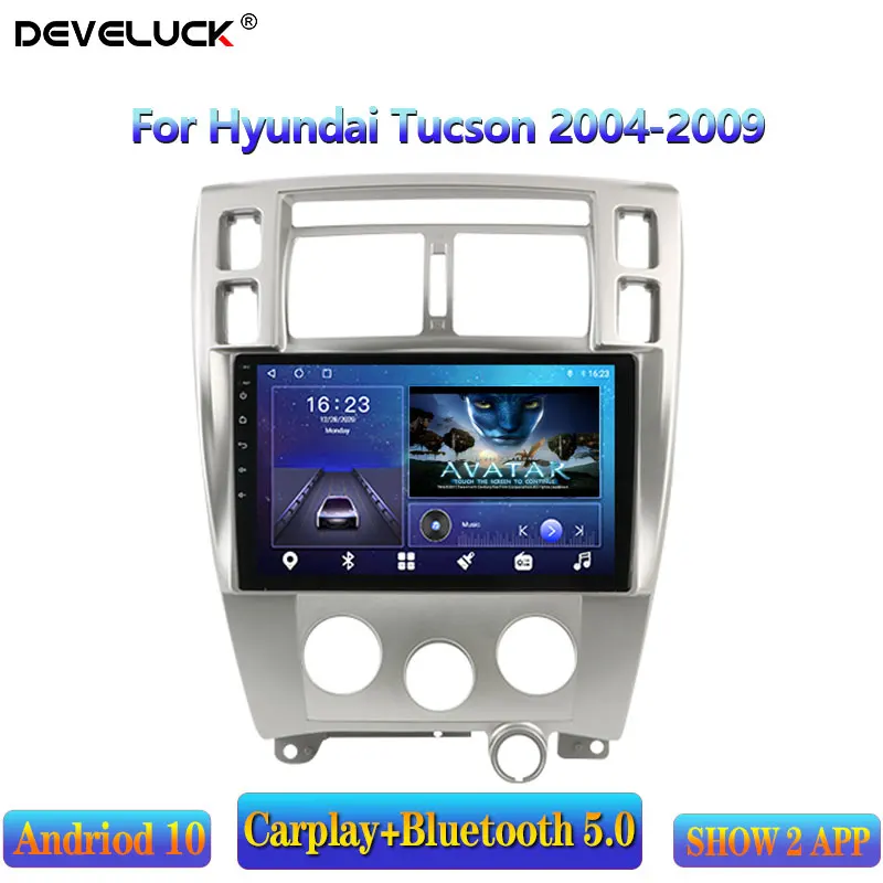 Автомагнитола 2 din на Android 10 мультимедийный видеоплеер для Hyundai Tucson 2004 2005 2006 2007