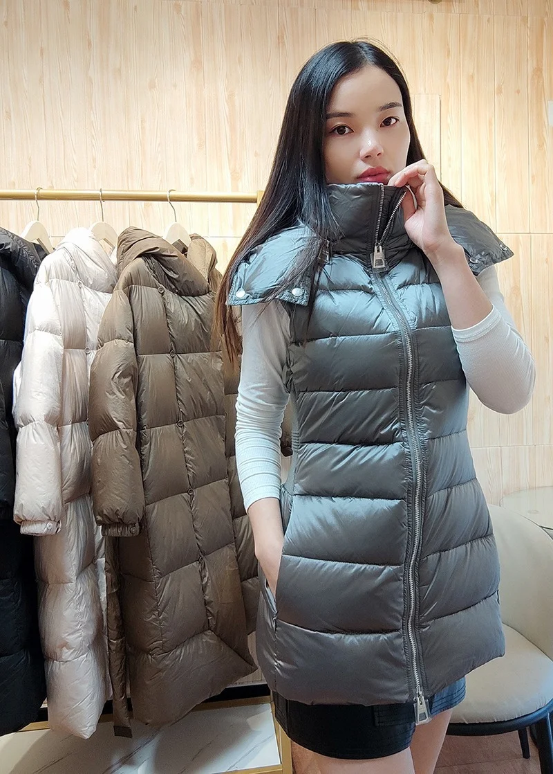 Lightweight 90% Down Jacket Vest Autumn and Winter New Style All-match Sleeveless Down Jacket