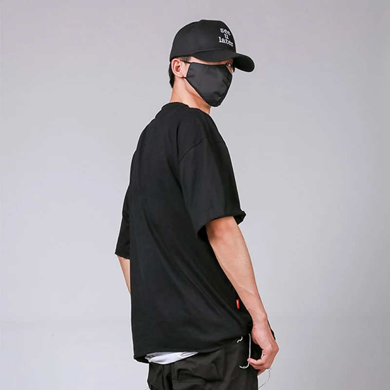 

Harajuku T-Shirt Men Summer Hip Hop Loose Japanese T Shirts Streetwear Make Faces Loose Tshirts Short Sleeve Casual Top Cotton