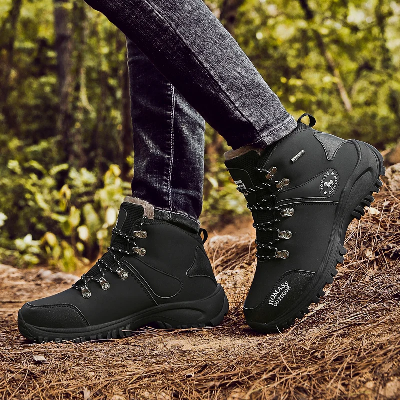 

Men Waterproof Hiking Shoes Breathable Tactical Combat Army Boots New Outdoor Climbing Shoes Non-slip Trekking Sneakers For Men