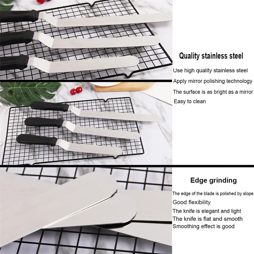 S/M/L шпатель для торта без шпателя сливочный крем гладкий полировщик угловой