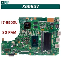 dinzi x556uv is suitable for asus x556uj x556uq x556ur x556uf a556u laptop motherboard i7 6500u 8g ram 100 test ok