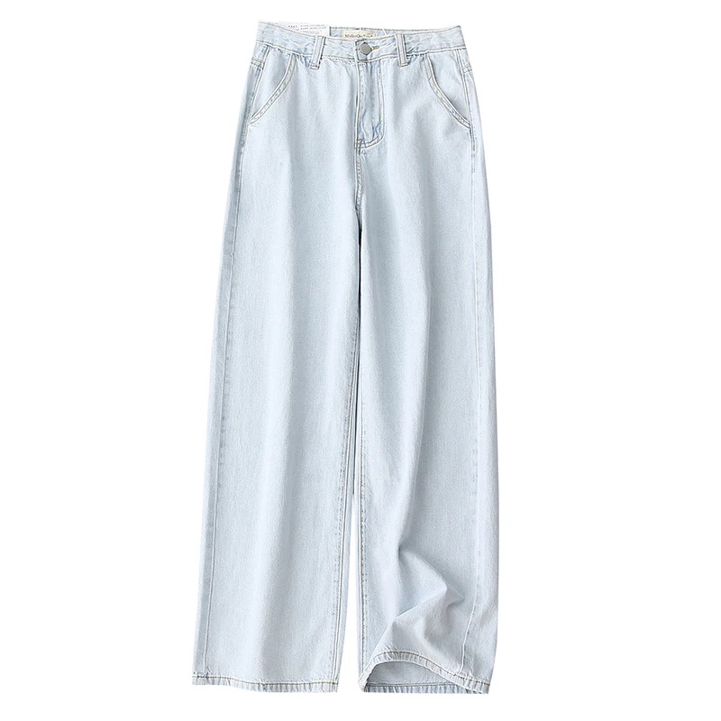 2019 Новая модная женская одежда джинсы с высокой талией свободные осенние и
