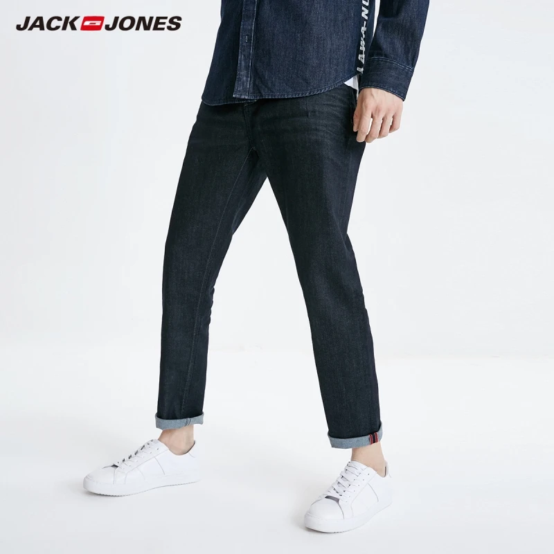 Мужские Классические облегающие джинсы JackJones 219132576 | Мужская одежда