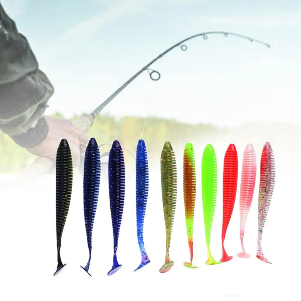 

10Pcs Faux Fish Lure Realistic 10 Colors Fish Lure Portable Fake Bait Faux Fish Bait