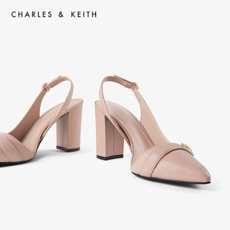 CHARLES&KEITH Новинка Лето2020CK1 60361180Женские босоножки Острый Носок на высоком каблуке