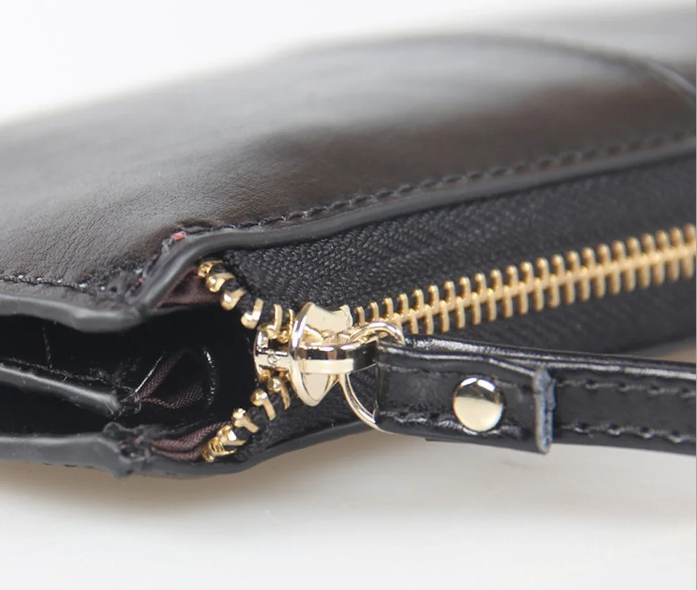 Женский кошелек из натуральной воловьей кожи вместительный дизайнерский на