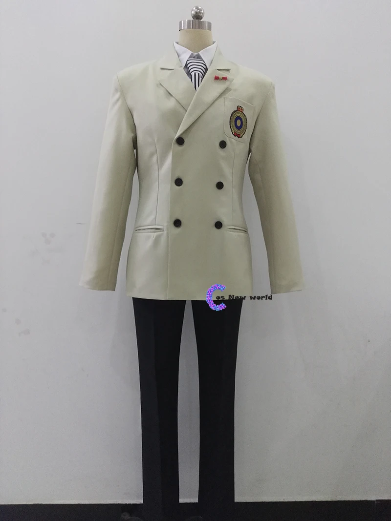 Костюм для косплея Persona 5 Goro Akechi комплект школьной формы P5 аниме карнический парик