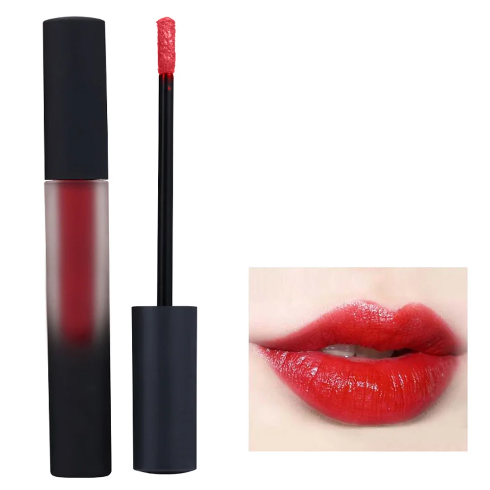 Увлажняющий блеск для губ жидкая помада лабиальная глазурованная водостойкая