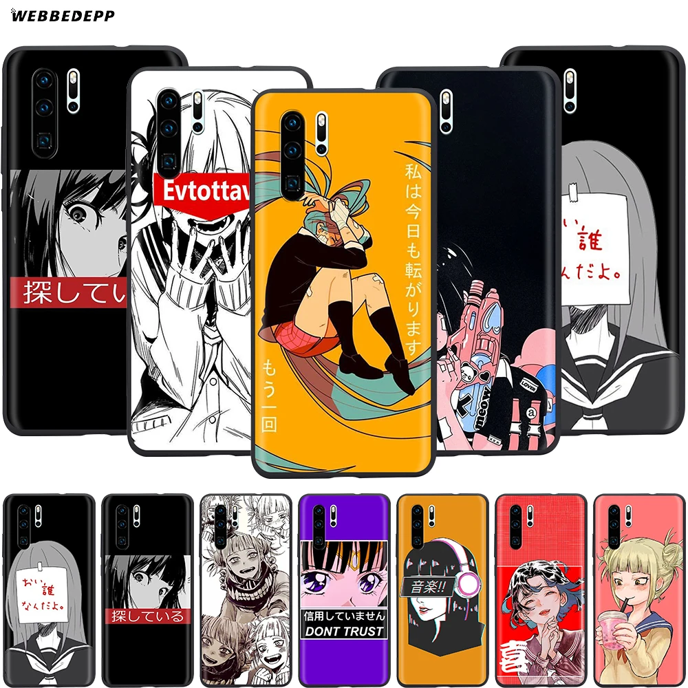 Webbedepp чехол с японским аниме для Huawei Honor 6A 7A 7C 7X 8 8X 8C 9 9X 10 20 Lite Pro Note View|Бамперы| |