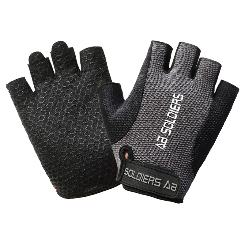 

Cycling Gloves Men's Half-Finger Spring And Summer Sunscreen Sports Breathable Thin Non-slip Outdoor Fishing Fitness