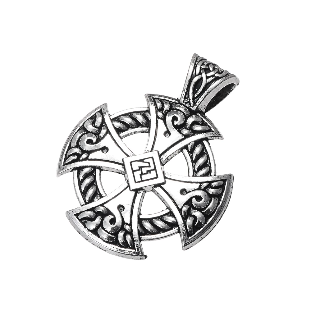 Подвеска Крест LIKGREAT ожерелье с викингом щит ювелирные изделия винтажное