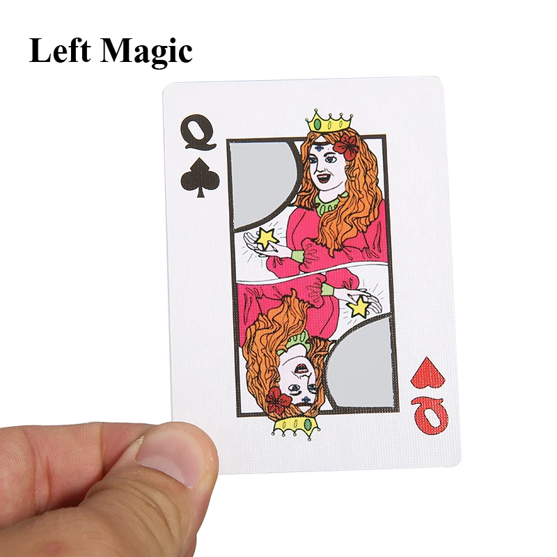 Волшебные трюки Queen Conjuring от Q до 5 магии крупным планом карты сцены магический