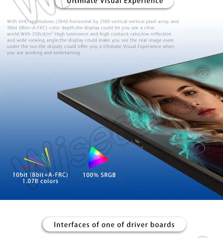 27 дюймов 3840*2160 4K NTSC UHD ips дисплей Prot HDMI DP драйвер плата ЖК-модуль экран монитор ноутбук