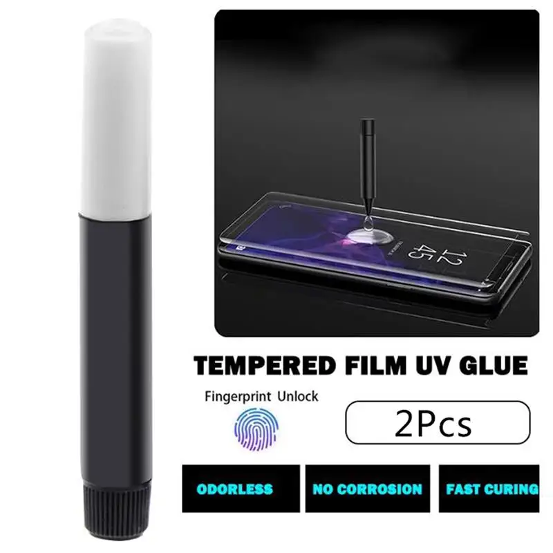 UV Tempered Glass Glue For All Mobile Phone 3D Curved Edge Full Cover Glass Glue Scherm Beschermen Lijm Rand Volledige Cover