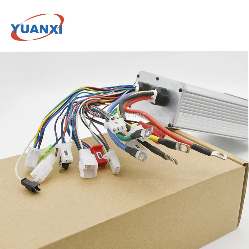 Бесшумный контроллер синусоидальной волны для электромобиля 48 В/60 в/72 в 60 А 1500 Вт