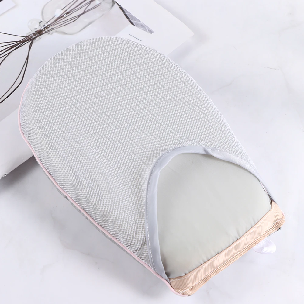 1 шт. серый Ручной мини гладильный коврик рукав доска гладильная Отпариватель