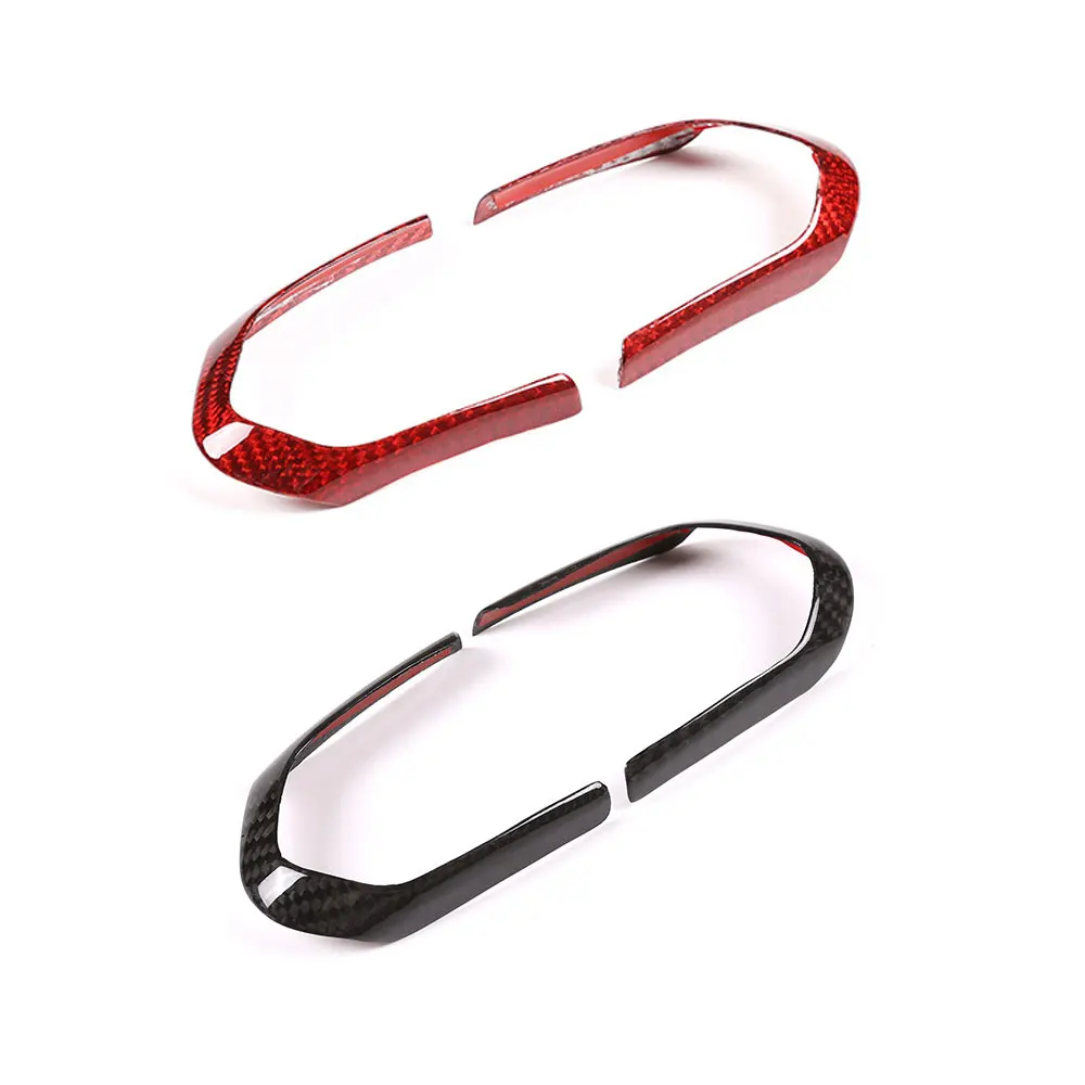 

100% Dry Carbon Fiber Car Steering Wheel Button Frame Trim Cover For BMW F20 F22 F21 F30 F32 F33 F36 F06 F12 F13 X5 F15 X6 F16