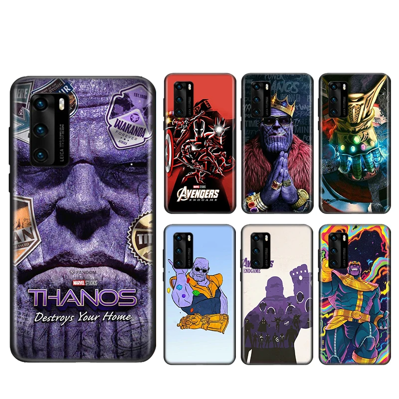 

Marvel Thanos Infinity Gauntlet For Huawei Mate 10 20 X 5G 30 40 RS Lite P Smart Pro Plus 2018 2019 2020 2021 Z S Phone Case