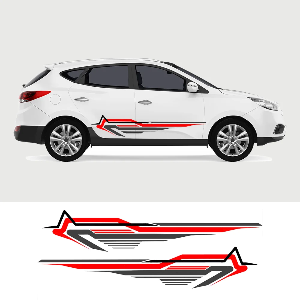 

Universal Side Skirt Car Door Sticker Decal Automobiles Auto Accessories