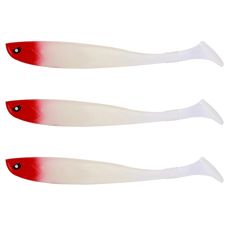 

Simulation Soft Fishing Bait 3 PCS Luya Fake Rubber Bait Set Glow in Dark 13cm Long Artificial Fish Lure MC889