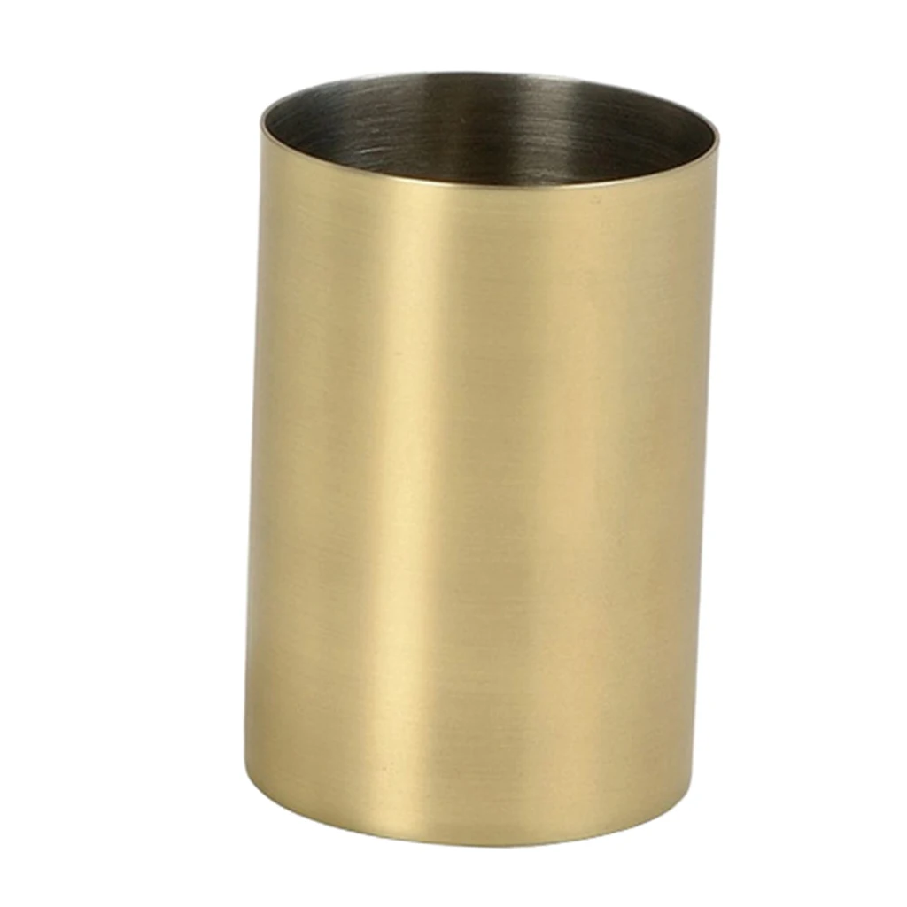 

Pencil Cup Desk Multipurpose Container Makeup Pen Flat Brush