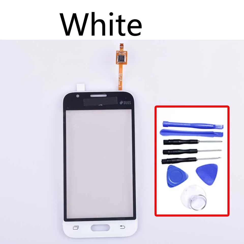 White-With tool 4," для Samsung Galaxy J1 Mini Prime J106 J106H J106F J106B J106M SM-J106F Сенсорный экран Сенсорная панель дигитайзер стеклянный сенсорный экран - Цвет: White-With tool