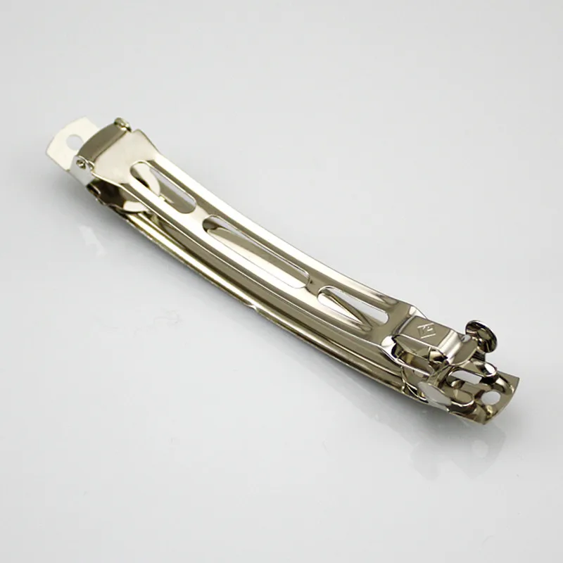 

9.8 cm Quality Thick silver spring clip Hair clips Jewelry Accessories
