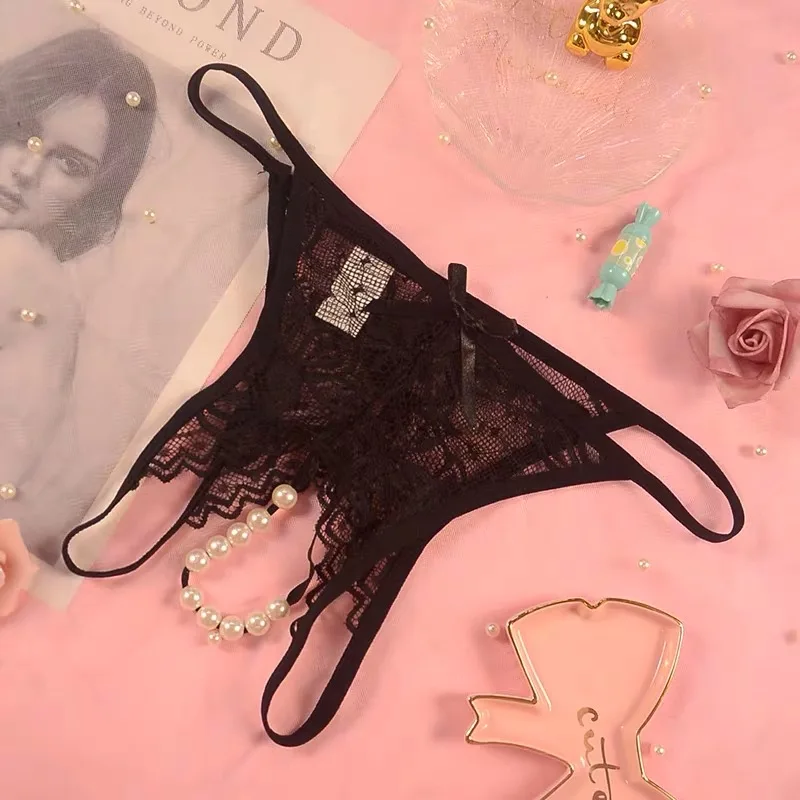 Горячая продажа открытый промежность кружевные трусики пикантные женские