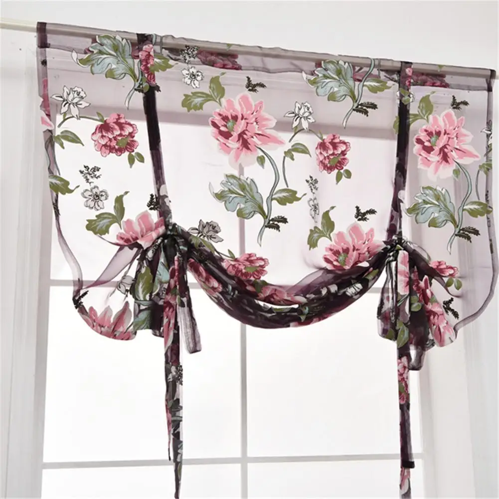 Короткая занавеска для кухни оконная ванной жаккардовые римские жалюзи