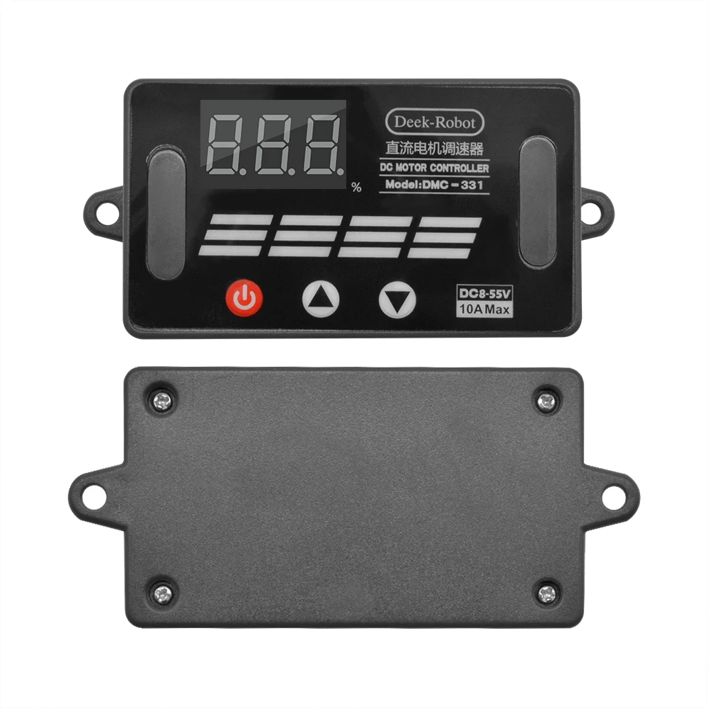 DC8V-55V 10A DC pwm контроллер скорости двигателя светодиодный цифровой переключатель ускорение замедления выключения питания постоянная память 12 В 24 в 36 в 48 в