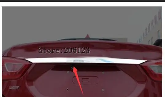 Для Chevrolet Cruze 2017 2018 седан хромированная крышка багажника из нержавеющей стали