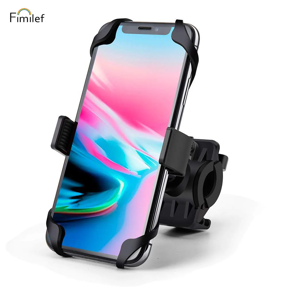 

Fimilef Bike Phone Holder 360° Adjustable Universal Cycle Mobile Phone Mount Bicycle Motorcycle Phone Holders Bicycle Motorcycle