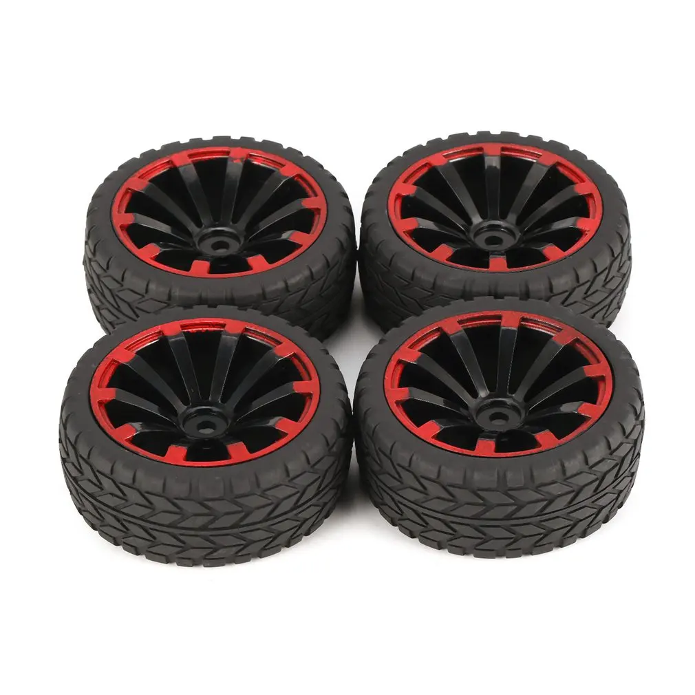 

4Pcs 125mm 10 Contour Y Word Fetal Flower Off-road Wheel Rim and Tires for 1/10 Monster Truck Racing RC Car Accessories