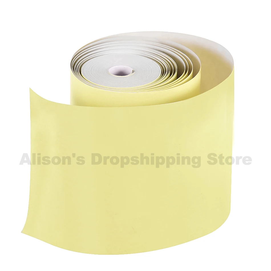 Yellow color thermal receipt photo printer paper for Peripage Paperang P1 P2 mini pocket mobiel phone bluetooth 58mm A6 | Компьютеры и