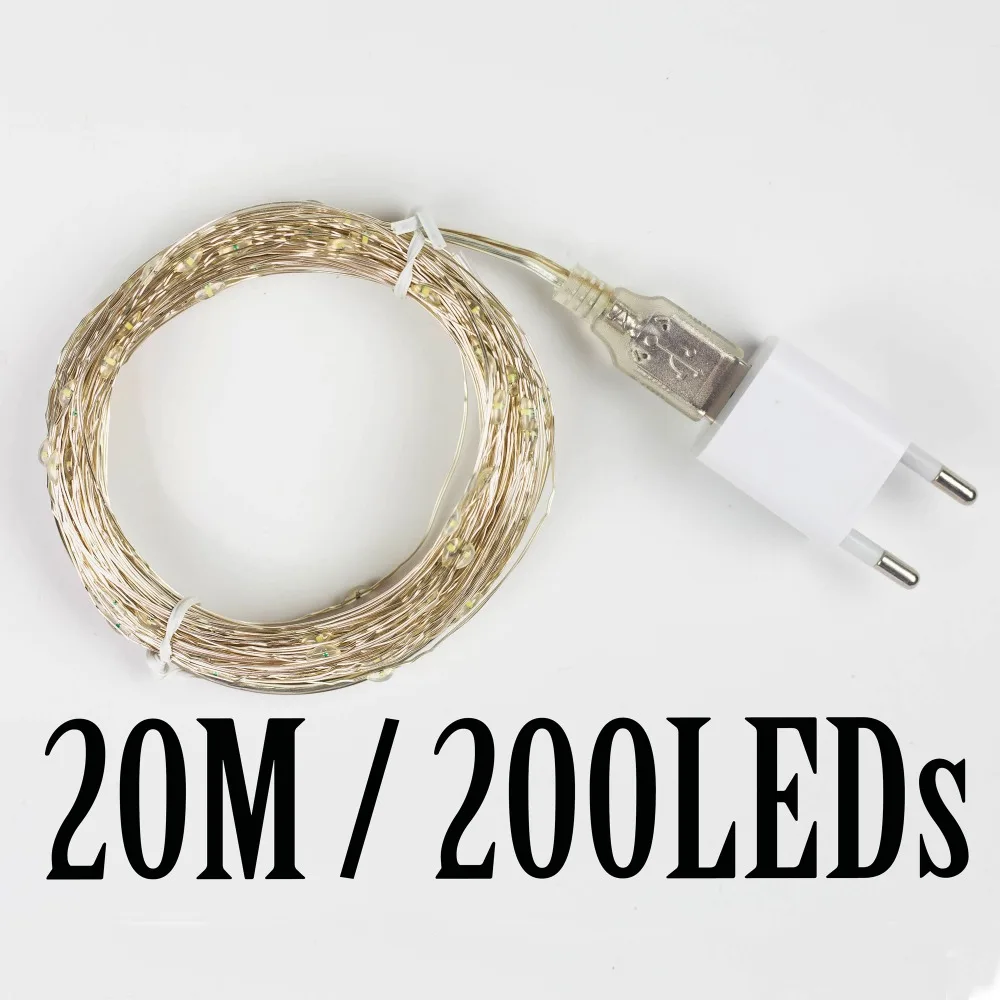 LONGEST LED String Lights 50 100Meters street garland Light Waterproof Outdoor Christmas Fairy Lights Holiday Wedding Decoration