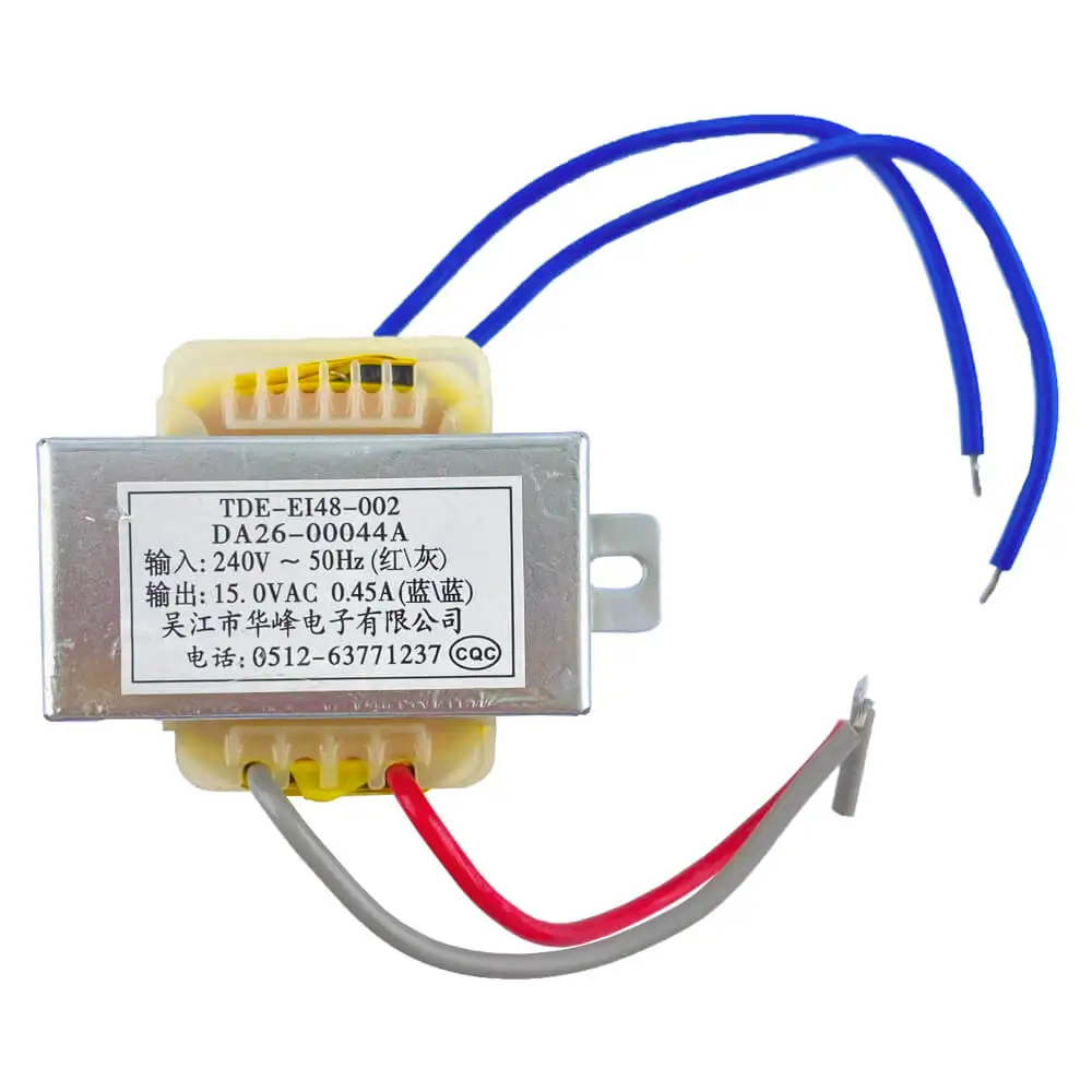 Трансформатор холодильника SAMSUNG DA26-00044A TDE-EI48-002 240V / 50Hz 15V 0.45A DA2600044A 0512-63771237 | Бытовая