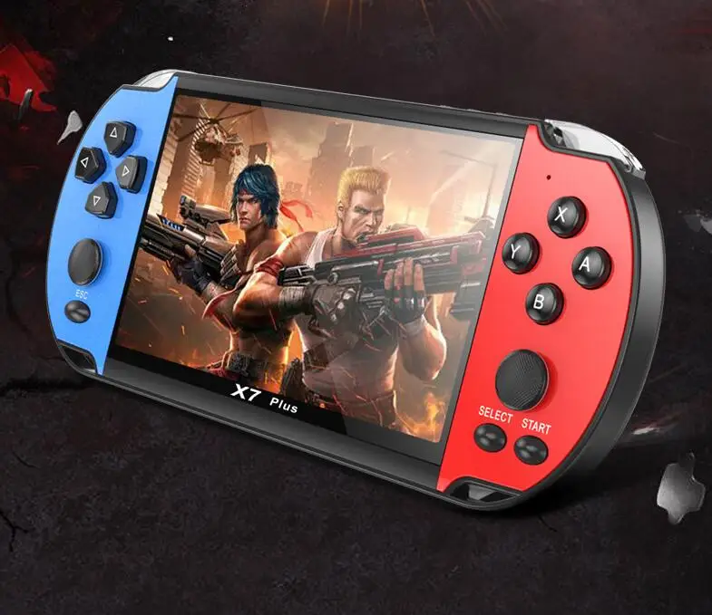 X7 Plus Game Console  Camera HD Movies Double Rocker 8G Video Music  Rechargeable Handheld vs 821 660 x12 x40