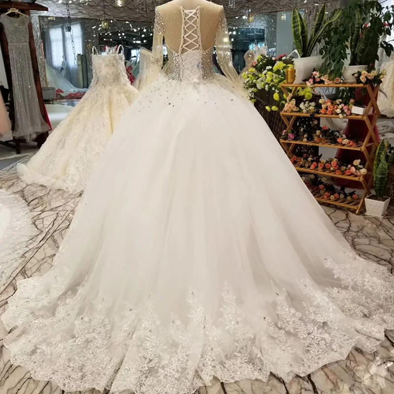 LSS029 свадебные платья с блесткамитяжелое кристаллическое красивейшее платье