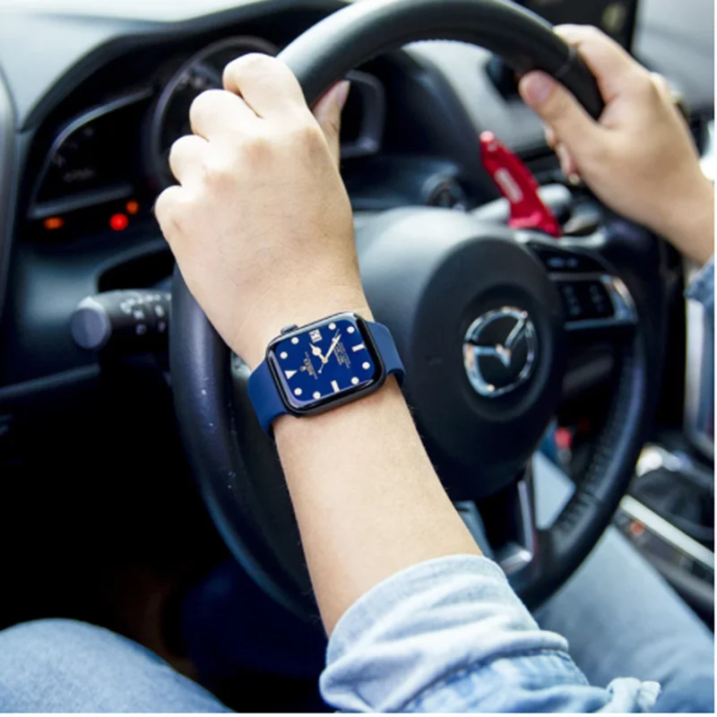 2021 new fashion silicone strap for apple watch band 38mm 40mm 42mm 44mm rubber belt smartwatch bracelet iwatch series se 6 5 4 free global shipping