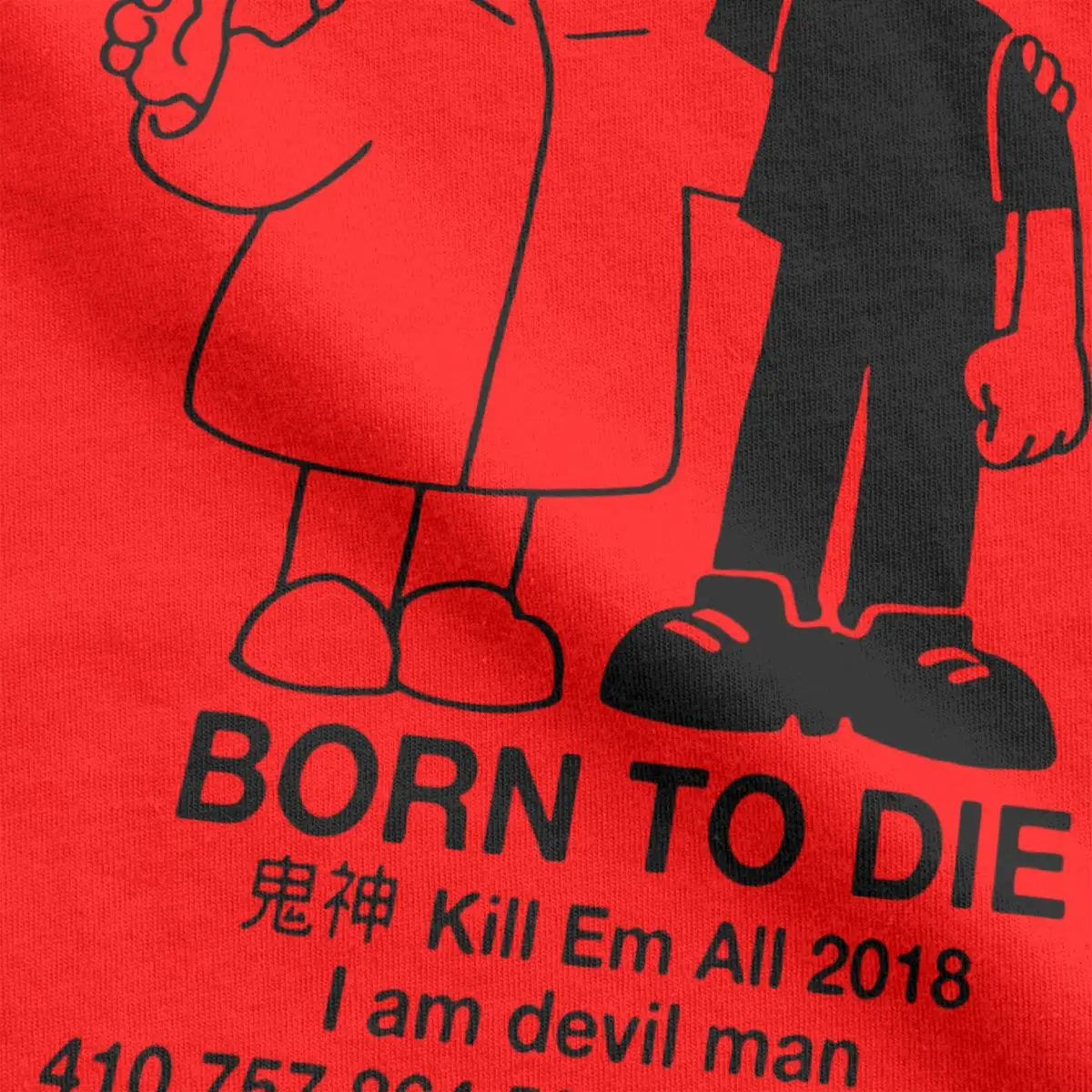 Мужские футболки I Am Devilman Crybaby одежда из чистого хлопка с японским аниме
