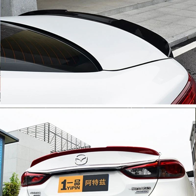 Спойлер для Mazda 6 материал ABS заднее крыло автомобиля цвет грунтовки задний