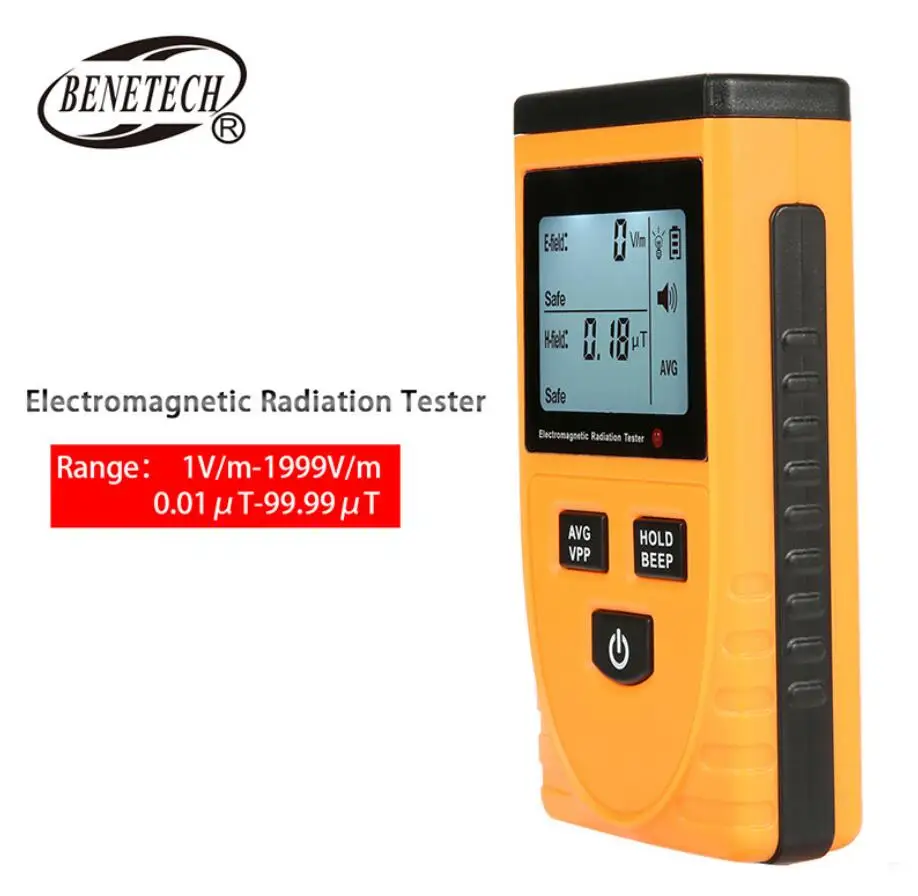 Цифровой детектор электромагнитного излучения ЖК-компьютер и телефон-монитор |