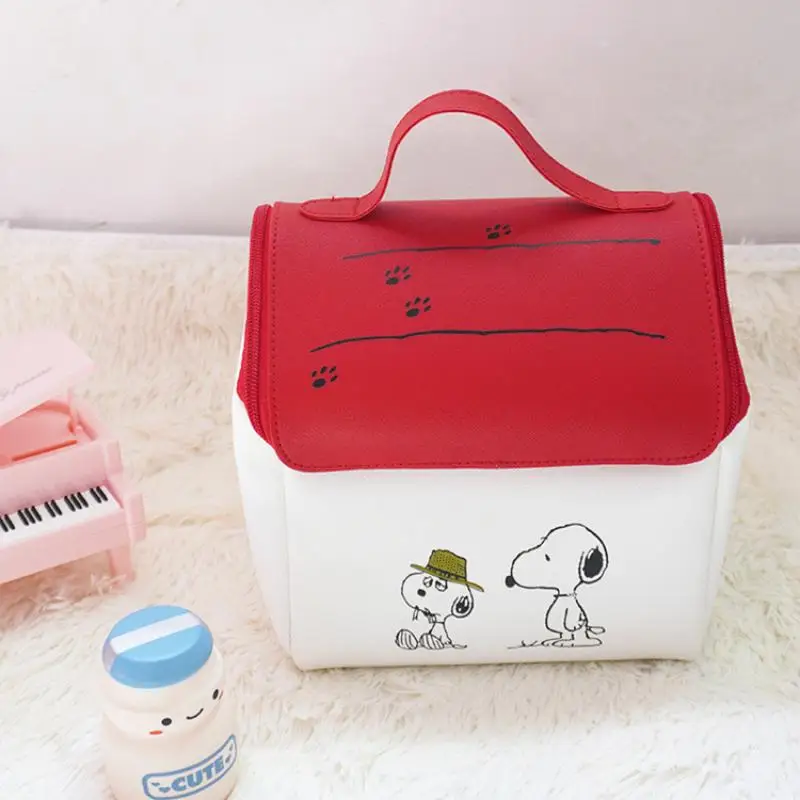 new kawaii snoopyed anime cute than a cartoon house shape storage bag childrens cartoon christmas gifts toys for girls free global shipping
