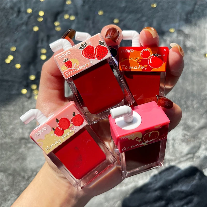 

Liquid Glazed Lip Gloss Long Lasting Waterproof Non-Stick Makeup Velvet Matte Lipstick Moisturizer Lip Tint Lip Mud Cosmetic