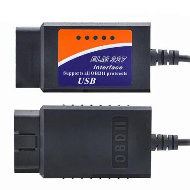 Лучшая цена 2019 Новый ELM327 V2.1 Bluetooth + USB диагностический инструмент ELM 327 OBD2