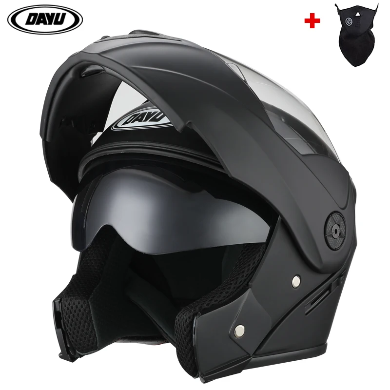

Мотоциклетный шлем DOT rbike, модульный откидной шлем с двойными линзами, полностью закрывающий лицо, из АБС-пластика